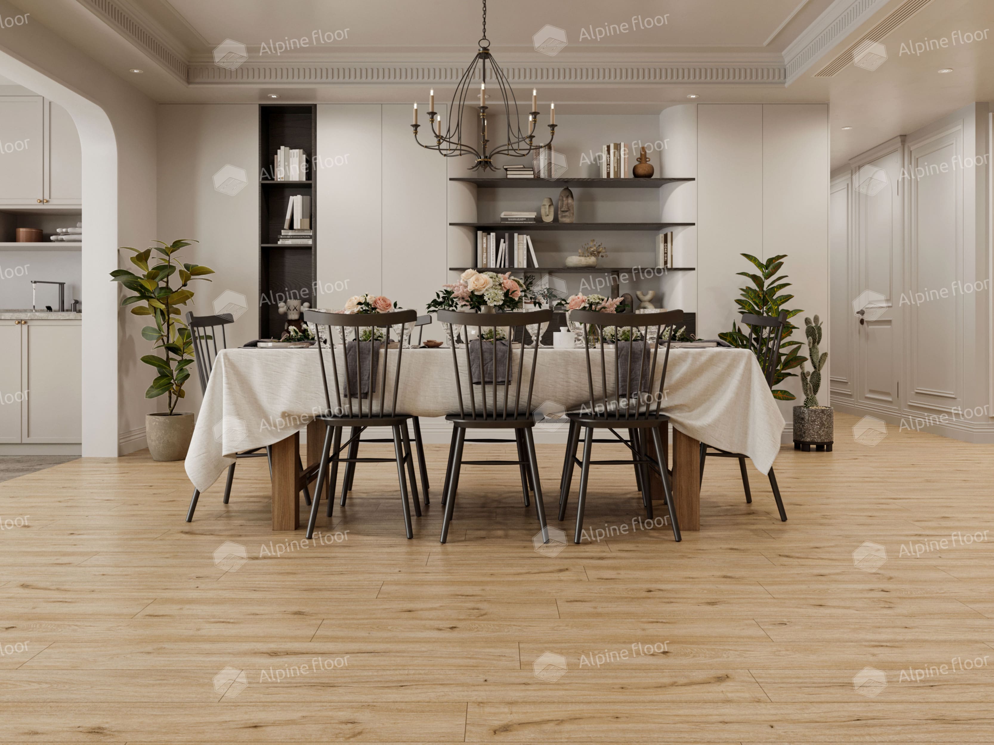 Замковый виниловый пол Alpine Floor Solo ЕСО 14-601 Ларго, упаковка 2.23 м2 Замковый виниловый пол Alpine Floor Solo ЕСО 14-601 Ларго, упаковка 2.23 м2